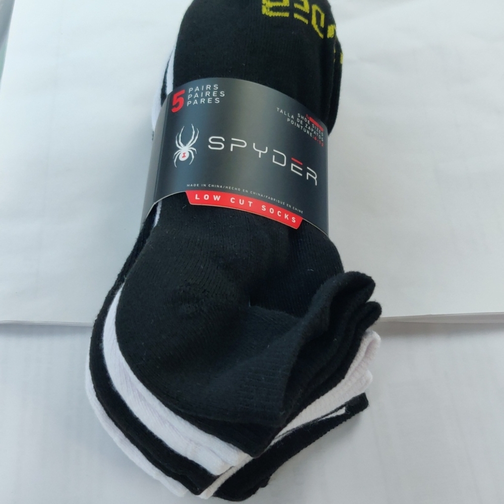 Spyder low cut socks 5 pairs